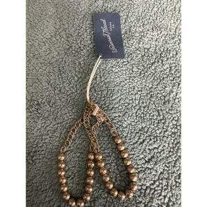 Universal Thread Beaded Bracelet Set NWT Boho Neutral Stack